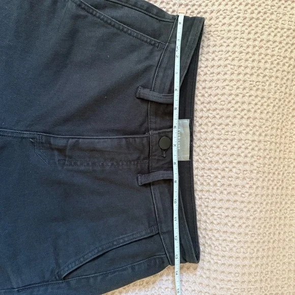 Everlane The Slim Leg Crop Jeans Black Size 4 High Rise Stretch Denim - Picture 8 of 10